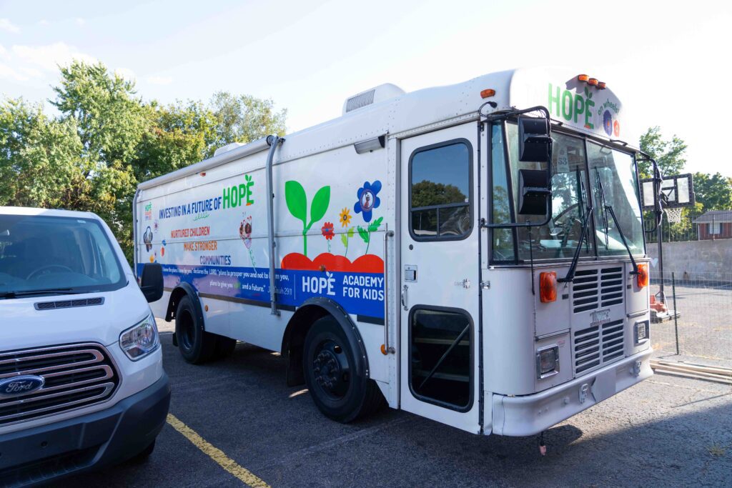 Hope Academy for Kids bus